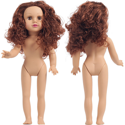 18 pulgadas Muñeca Afroamericana Serie de Moda Número para el Juego y el Aprendizaje de las Niñas