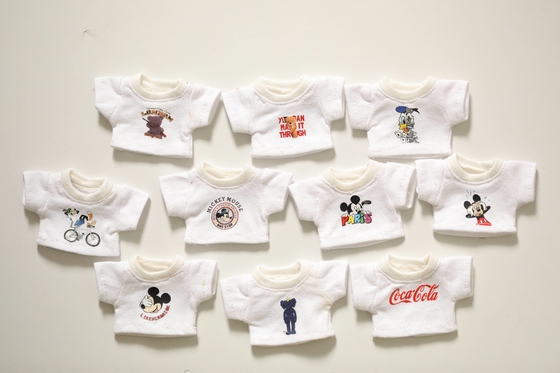 Camiseta de muñeca de oso de peluche Disfraces con capucha Ropa de muñeca de personalización extraíble