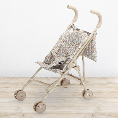 Regalo de juguete precioso clásico personalizado cochecito básico de muñeca para niños pequeños con mochila de muñeca buggy