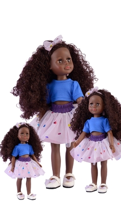 Servicio personalizado muñeca de vinilo de 18 pulgadas muñecas americanas amplia gama de estilos