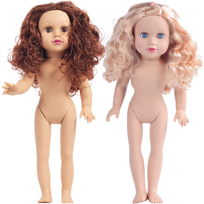18 pulgadas Muñeca Afroamericana Serie de Moda Número para el Juego y el Aprendizaje de las Niñas