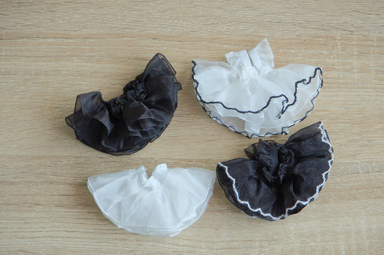Mini ropa de muñeca de algodón Manga larga bolsas de vestido accesorios de muñeca