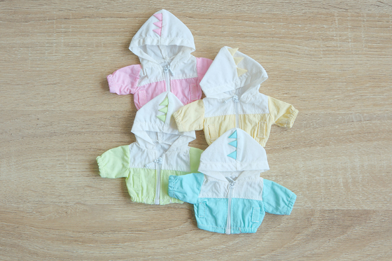 Personalizable 12cm Muñeca de oso Ropa SQ-01 Material de algodón Unisex