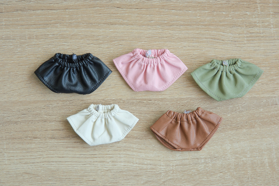 Mini ropa de muñeca de algodón Manga larga bolsas de vestido accesorios de muñeca