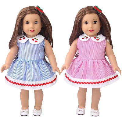 Personalizado muñeca americana de 18 pulgadas OEM diseño original diferentes atuendos estilo Show Case