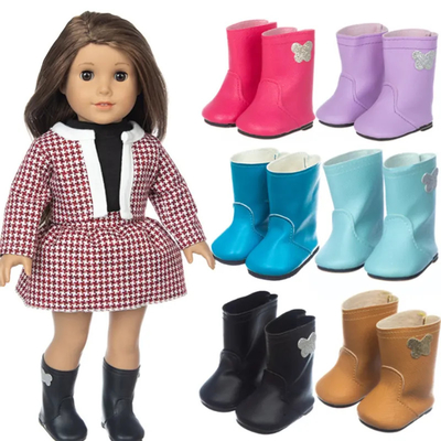 Accesorios de muñeca de ODM 18 pulgadas American Girl Muñeca zapatos Botas 45cm vestir botas de invierno zapatos de muñeca