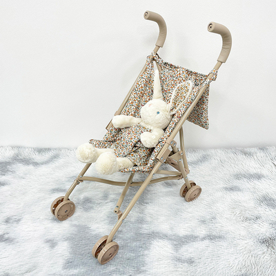 Regalo de juguete precioso clásico personalizado cochecito básico de muñeca para niños pequeños con mochila de muñeca buggy