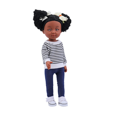 12 pulgadas muñeca negra realista ropa de muñeca africana regalo muñecas negras para niños