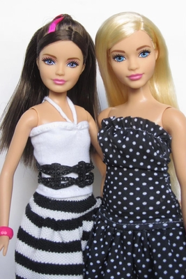 Muñecas de colección de algodón personalizadas de 11,5 pulgadas con vestido para muñecas Barbie