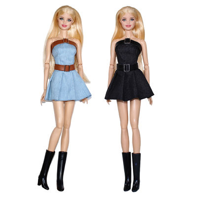 Muñecas de colección de algodón personalizadas de 11,5 pulgadas con vestido para muñecas